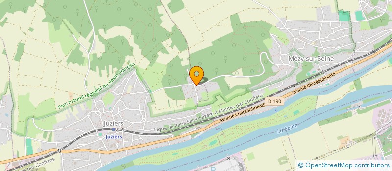 localisation de l'entreprise MADAME D VALLEE  JUZIERS