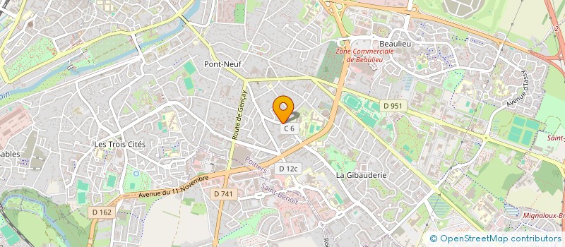 localisation de l'entreprise MADAME DA HEE HWANG  POITIERS