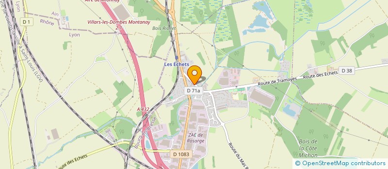 localisation de l'entreprise MADAME DA TIT  MIRIBEL