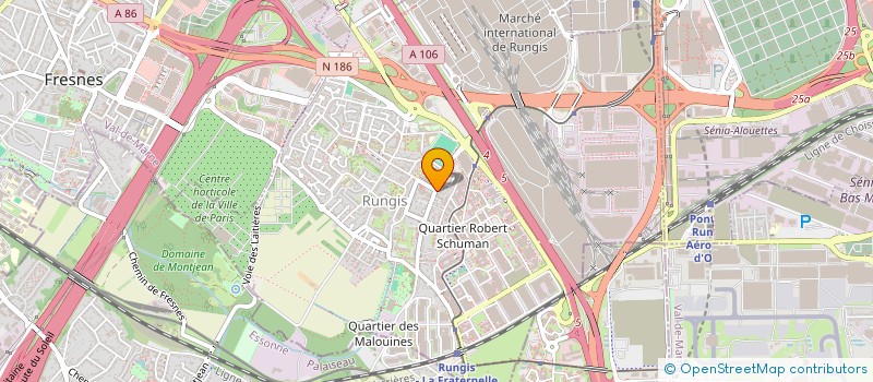 localisation de l'entreprise MADAME DABA NDIAYE à RUNGIS