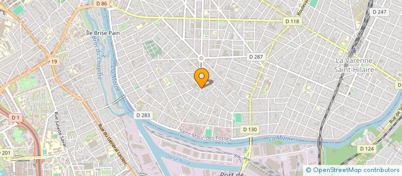 localisation de l'entreprise MADAME DABROWSKA ZUZANNA  SAINT-MAUR-DES-FOSSES