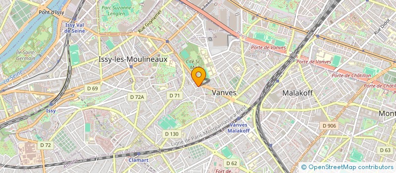 localisation de l'entreprise MADAME DAC NGUYEN  VANVES