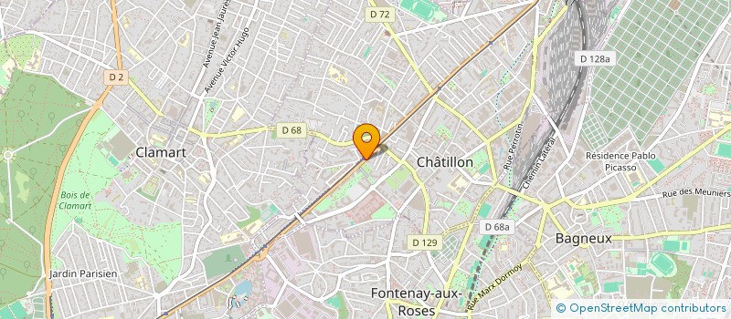 localisation de l'entreprise MADAME DADO CISSOKO à CHATILLON