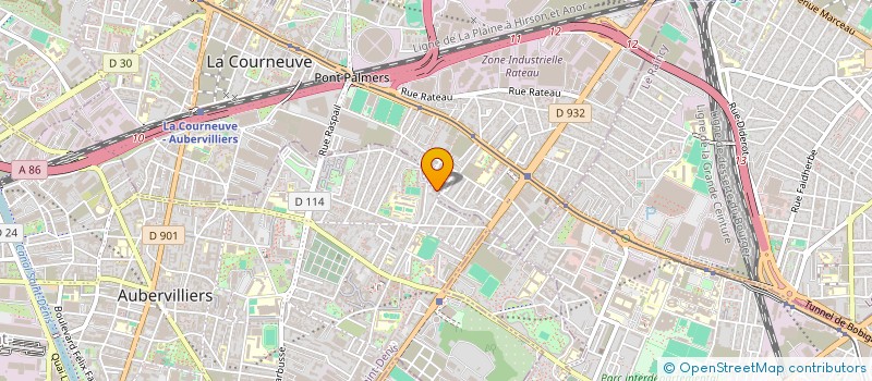 localisation de l'entreprise MADAME DADO MAIGA  AUBERVILLIERS