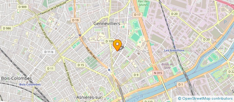 localisation de l'entreprise MADAME DADOU BOISNOTE à GENNEVILLIERS
