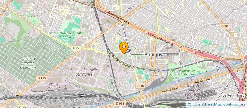 localisation de l'entreprise MADAME DADOU SIBY  BOBIGNY