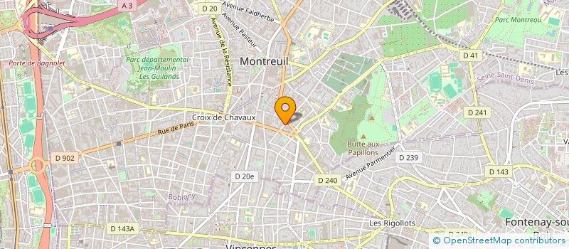 localisation de l'entreprise MADAME DAGALLIA ABDRAMAN à MONTREUIL