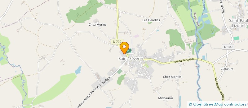 localisation de l'entreprise MADAME DAGMAR CLARE  SAINT-SEVERIN