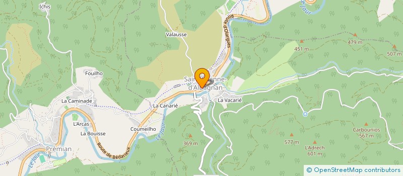 localisation de l'entreprise MADAME DAGMAR HYKLOVA  VIEUSSAN