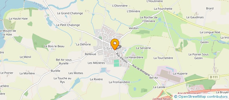 localisation de l'entreprise MADAME DAGMAR WEINBRENNER  ERBREE