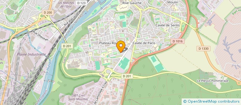 localisation de l'entreprise MADAME DAGMARA SALMON  CREIL