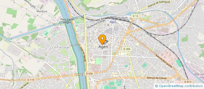 localisation de l'entreprise MADAME DAHAB AZZOUZ  AGEN