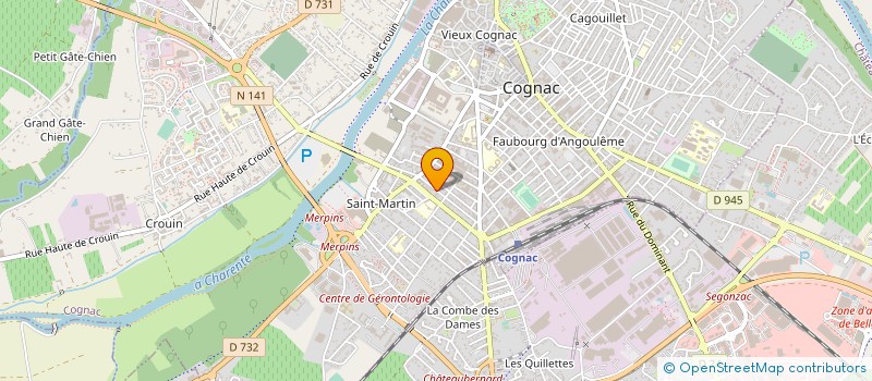 localisation de l'entreprise MADAME DAHANIA OULD LAZAZI  GRADIGNAN