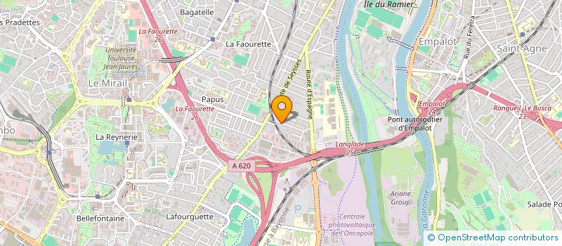 localisation de l'entreprise MADAME DAHBIA BERRANI à TOULOUSE