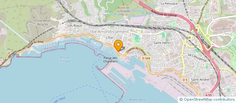 localisation de l'entreprise MADAME DAHBIA TOUHLALI à MARSEILLE