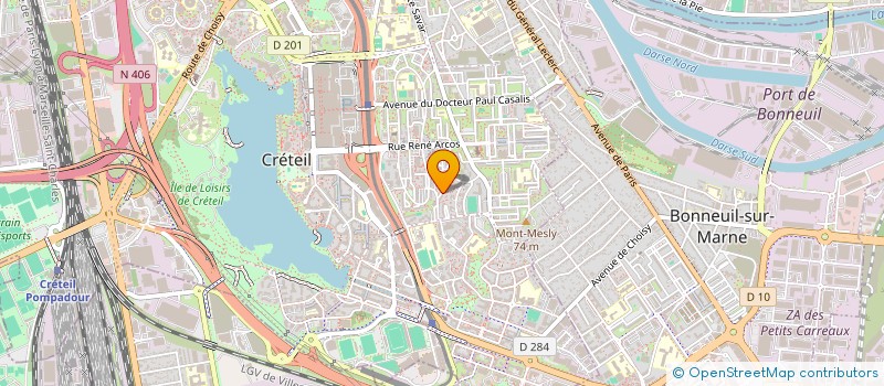 localisation de l'entreprise MADAME DAHI TEBI  CRETEIL