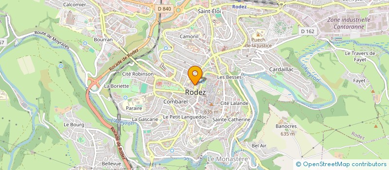 localisation de l'entreprise MADAME DAHION GUICAHUE  RODEZ