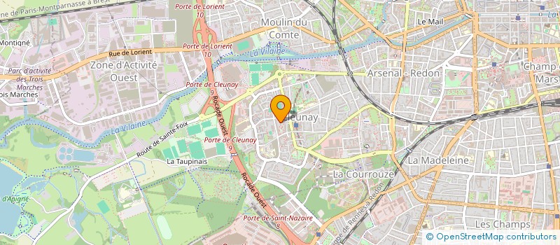 localisation de l'entreprise MADAME DAHIONON ZADI  RENNES