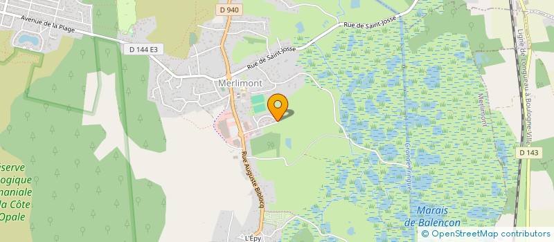 localisation de l'entreprise MADAME DAHLIA BESNAINOU  MERLIMONT