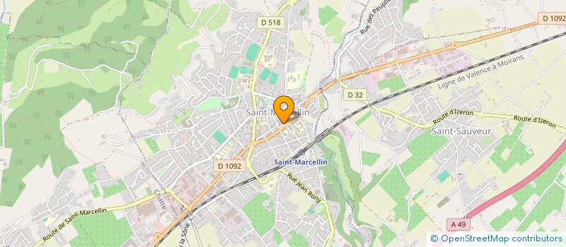 localisation de l'entreprise MADAME DAHLIA CAMPION  SAINT-MARCELLIN