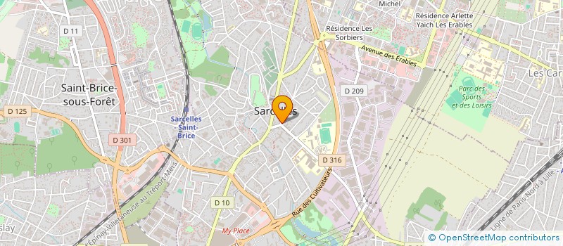 localisation de l'entreprise MADAME DAHLIA KHOUNA à SARCELLES