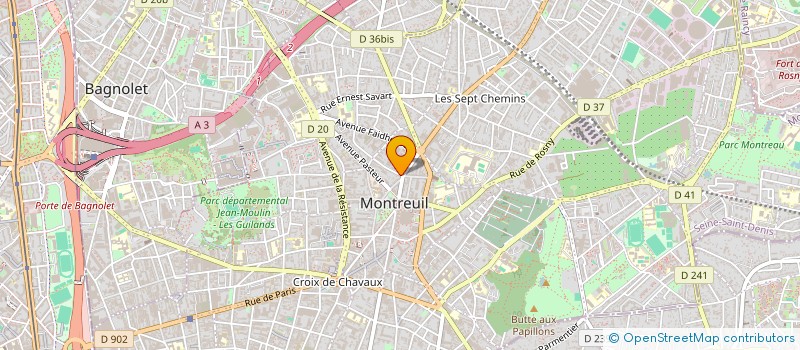localisation de l'entreprise MADAME DAHLIA THARWAT à MONTREUIL