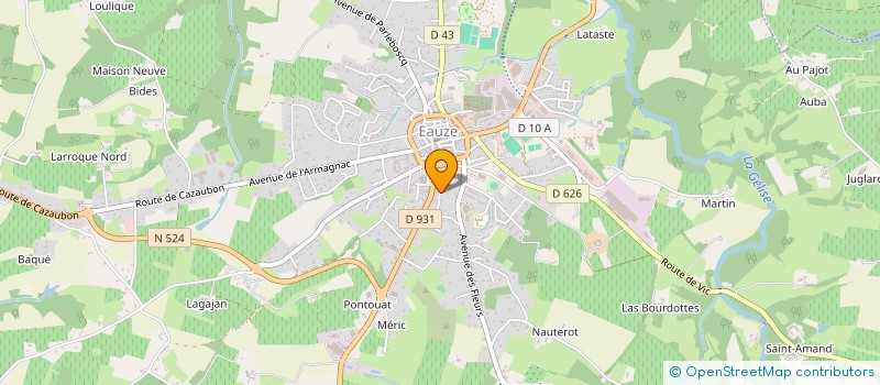 localisation de l'entreprise MADAME DAIANA FAA  EAUZE