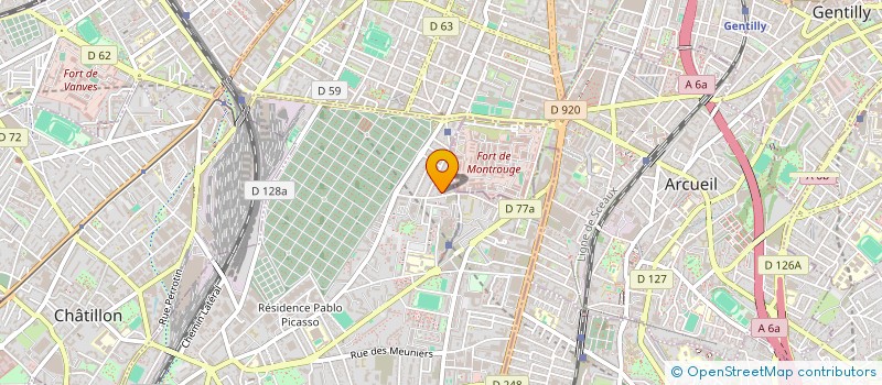 localisation de l'entreprise MADAME DAIANA RIBEIRO BERRICHE à BAGNEUX