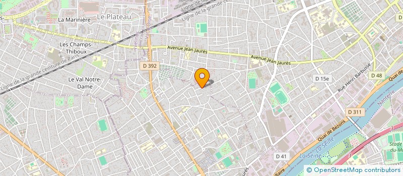 localisation de l'entreprise MADAME DAIANE BARBOSA FERREIRA à BEZONS