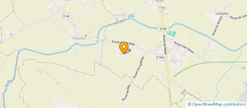 localisation de l'entreprise MADAME DAISY BACHELARD  BLAN