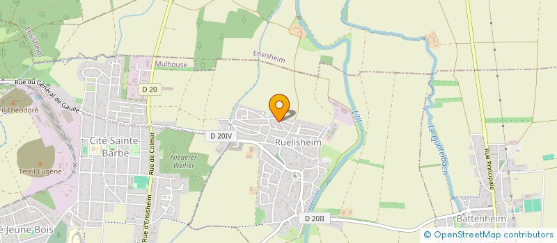 localisation de l'entreprise MADAME DAISY BLEYER  RUELISHEIM