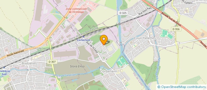 localisation de l'entreprise MADAME DAISY DELACROIX  CORBEHEM