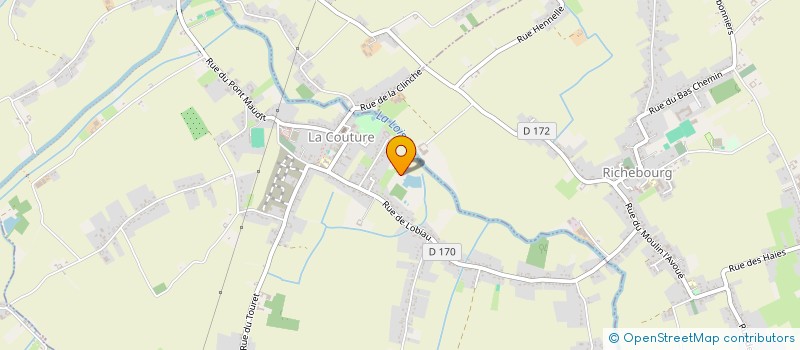 localisation de l'entreprise MADAME DAISY DELAETER  LA COUTURE