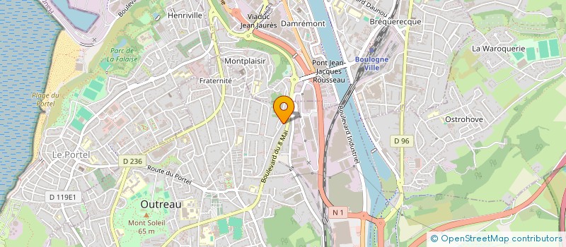 localisation de l'entreprise MADAME DAISY DELRUE  OUTREAU