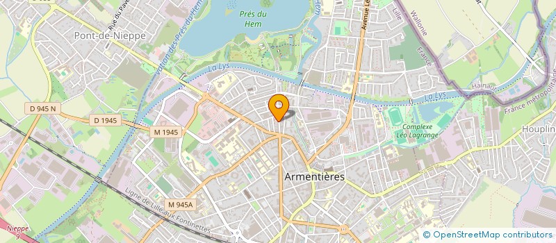 localisation de l'entreprise MADAME DAISY DUBOIS  ARMENTIERES