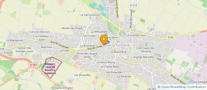 localisation de l'entreprise MADAME DAISY FAFET  DOUE-EN-ANJOU