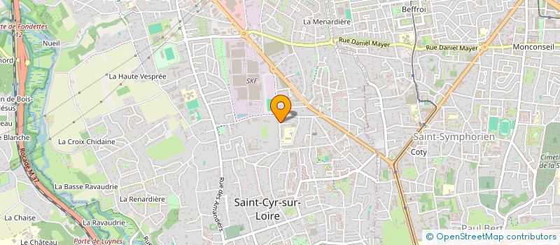 localisation de l'entreprise MADAME DAISY GADAUT  SAINT-CYR-SUR-LOIRE