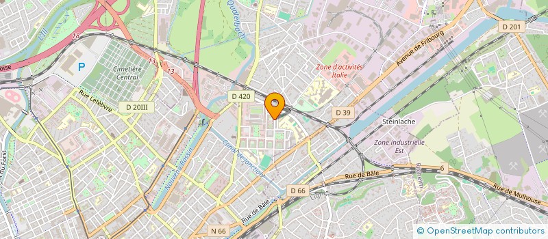 localisation de l'entreprise MADAME DAISY GASSER  MULHOUSE