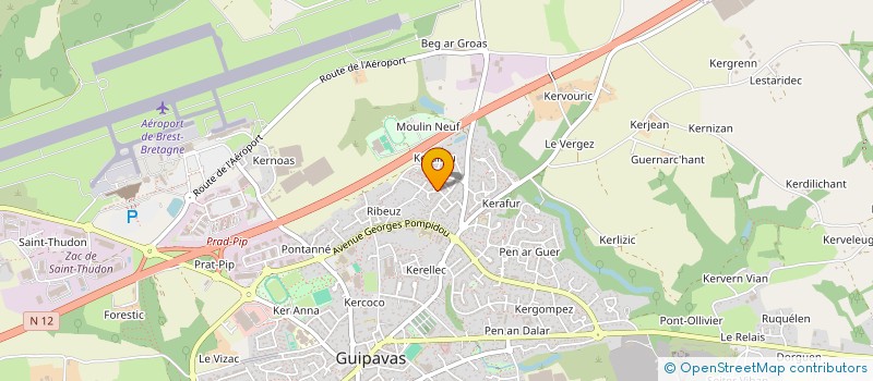 localisation de l'entreprise MADAME DAISY GOPAUL à GUIPAVAS