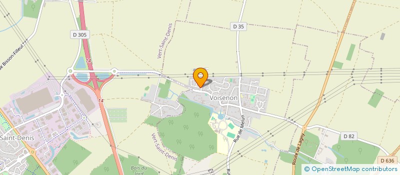 localisation de l'entreprise MADAME DAISY HANKENNE  VOISENON