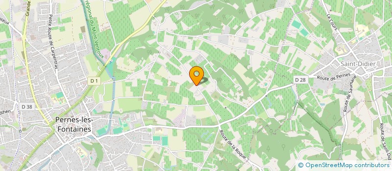 localisation de l'entreprise MADAME DAISY JACKEL  PERNES-LES-FONTAINES