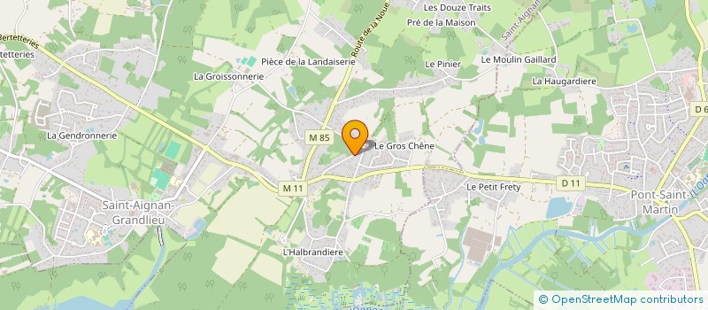 localisation de l'entreprise MADAME DAISY LANGLAIS  SAINT-AIGNAN-GRANDLIEU