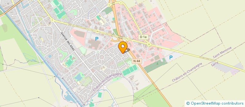 localisation de l'entreprise MADAME DAISY LEFEVRE  CHALONS-EN-CHAMPAGNE