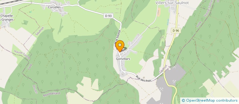 localisation de l'entreprise MADAME DAISY PERROT  SAULNOT