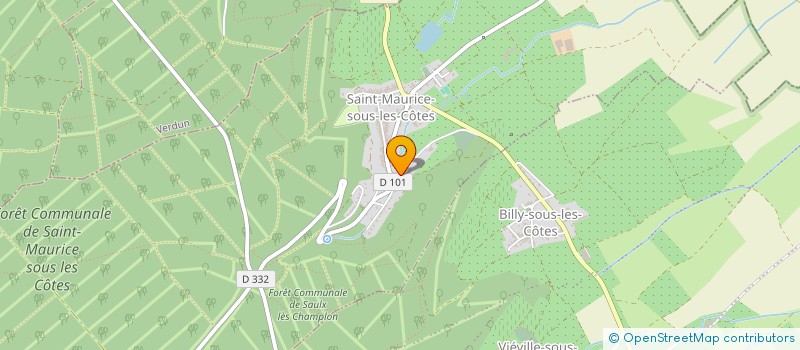 localisation de l'entreprise MADAME DAISY POIREL  SAINT-MAURICE-SOUS-LES-COTES