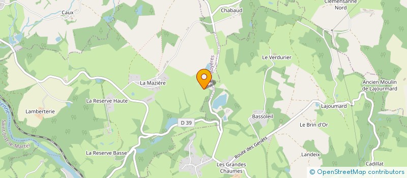 localisation de l'entreprise MADAME DAISY THOMAS  ROYERES