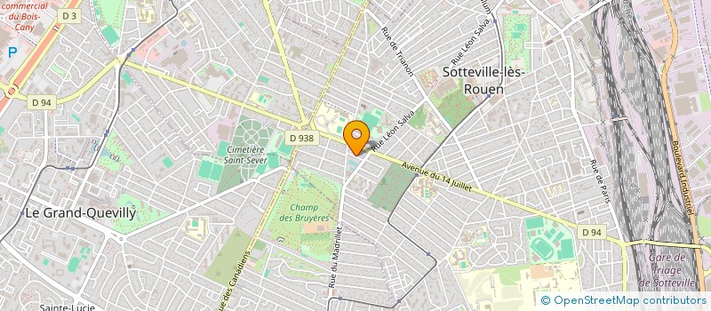 localisation de l'entreprise MADAME DAISY VALLE  SOTTEVILLE-LES-ROUEN