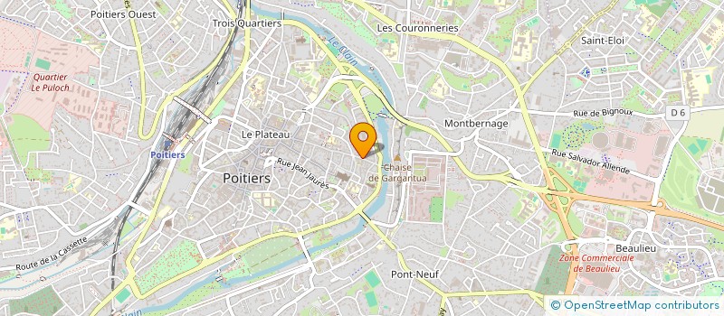 localisation de l'entreprise MADAME DAISY VAN DEN BROEK  POITIERS