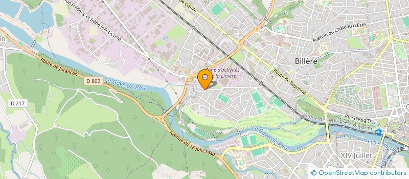 localisation de l'entreprise MADAME DAISY VARDAPIN  BILLERE