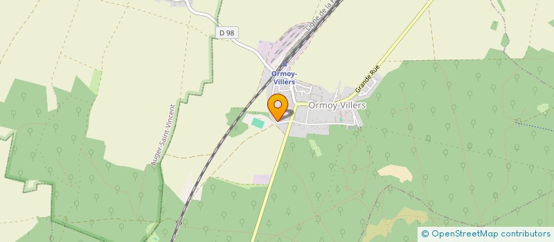 localisation de l'entreprise MADAME DAKIYA TALHA  ORMOY-VILLERS